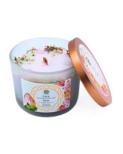 Green Tree Aromatherapy Candle Love Rose 256g