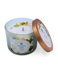 Green Tree Gemstone Candle Spiritual Balance Jasmine 256g