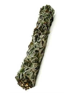 Black Sage Smudge Stick 22.5cm with header