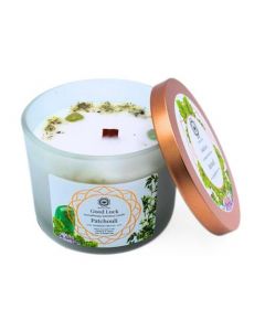 Green Tree Gemstone Candle Good Luck Patchouli 256g